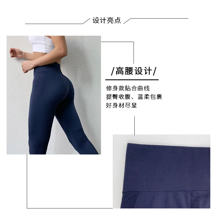 Fitness High Waist Legging Tummy Control Seamless Energy Gymwear ...