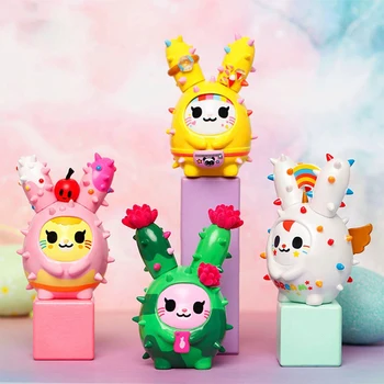 

Creative Japan Style Cactus Bunny Blind Box Cute Animal Decoration Doll Toy Birthday Gift Kid Toy with Box New Home Decoration