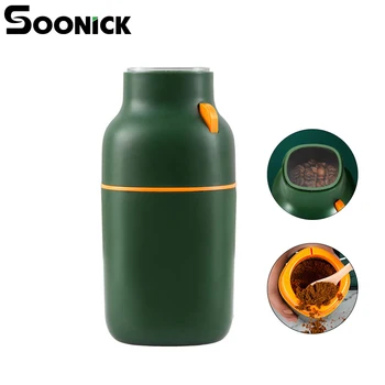 

SOONICK Portable Coffee Grinder 220V Bean Spice Grain Electric Coffee Grinder with Smart Protection for Electric Espresso