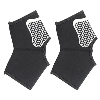 

2pcs Ankle Protective Braces Sports Ankle Support Belt Breathable Ankle Support Sleeve for Men Women Athletes (Size S)