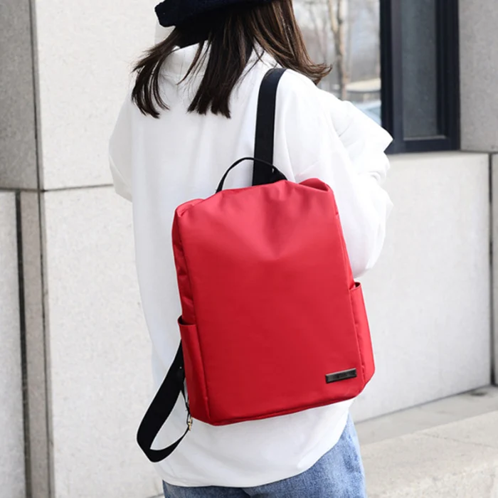 Women Casual Waterproof Nylon Backpack School Travel Bags for Teenage Girls THJ99