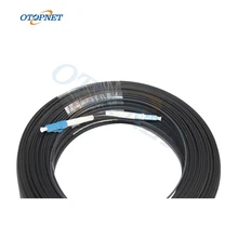 

Outdoor LSZH Optical Fiber Drop Cable 1Core Drop Cable 500m FTTH Single Mode LC UPC Connector