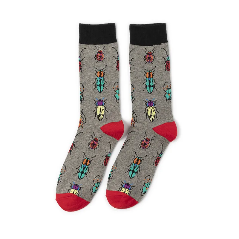 [WPLOIKJD] 1 пара мужских креативных забавных Хлопковых Носков; носки с героями мультфильмов из чесаного хлопка; носки в стиле хип-хоп; Calcetines Hombre Sox; подарки
