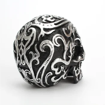 

1PC Carved Skull Decorations Resin Skull Head Crafts for Store Home