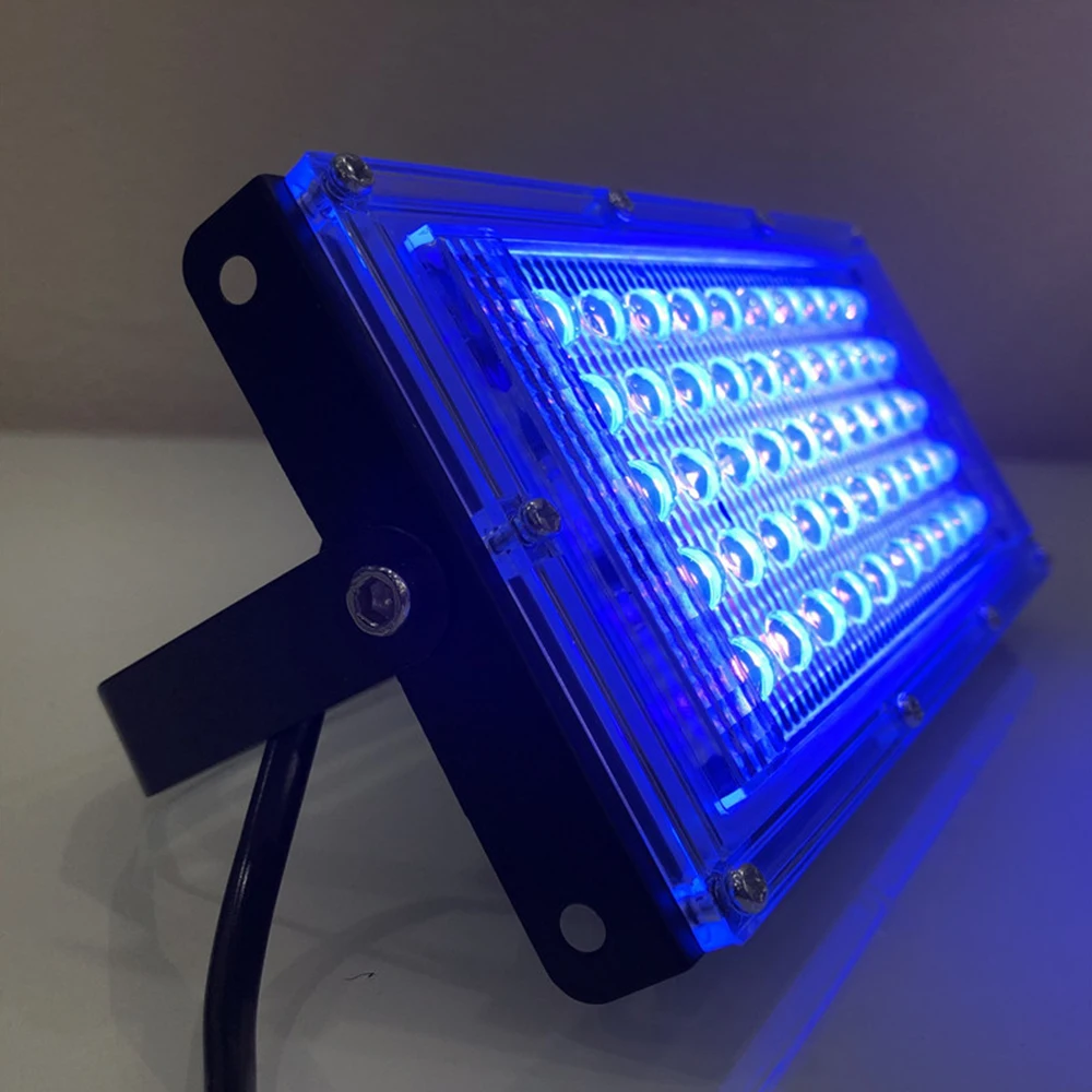 LEADLY Wall Mount UV Light Board Ultraviolet Torch With Mounting Function Black Pet Urine Stains Detector 50 LED Lamp | Лампы и