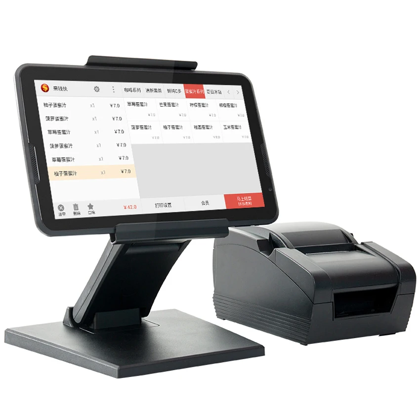 US $207.79 10 Inches LCD Monitors S3 One Cash Register Catering TouchScreen Hotel Cashier System Point A Single Meal Machine Tea Shop
