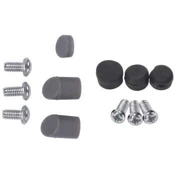 

2 Set Rear Fender Plug for Xiaomi Mijia M365 Electric Scooter Screws Silica Gel Cap Rear Back Fender Guard Black & Grey