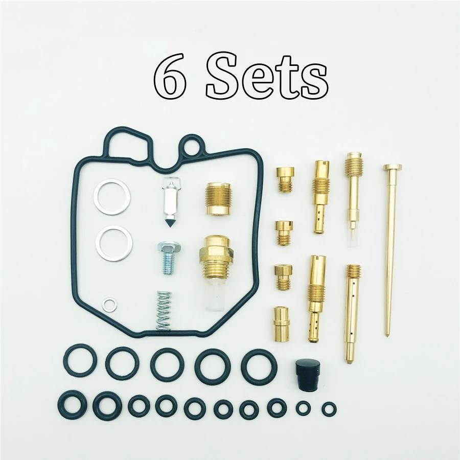 6 X Carburatore Carb Riparazione Rebuild Kit Per Honda 78-83 Cbx1000 Cbx 1000 Cbx 1050