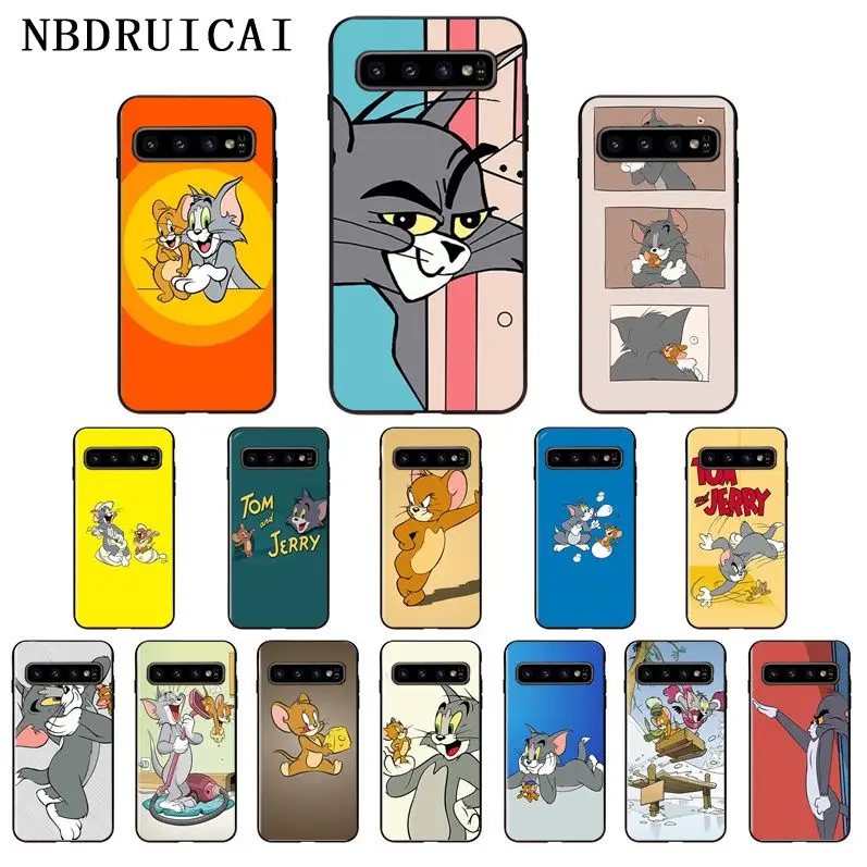 NBDRUICAI мультфильм милый том Джерри высокое качество чехол для телефона samsung S9 plus S5