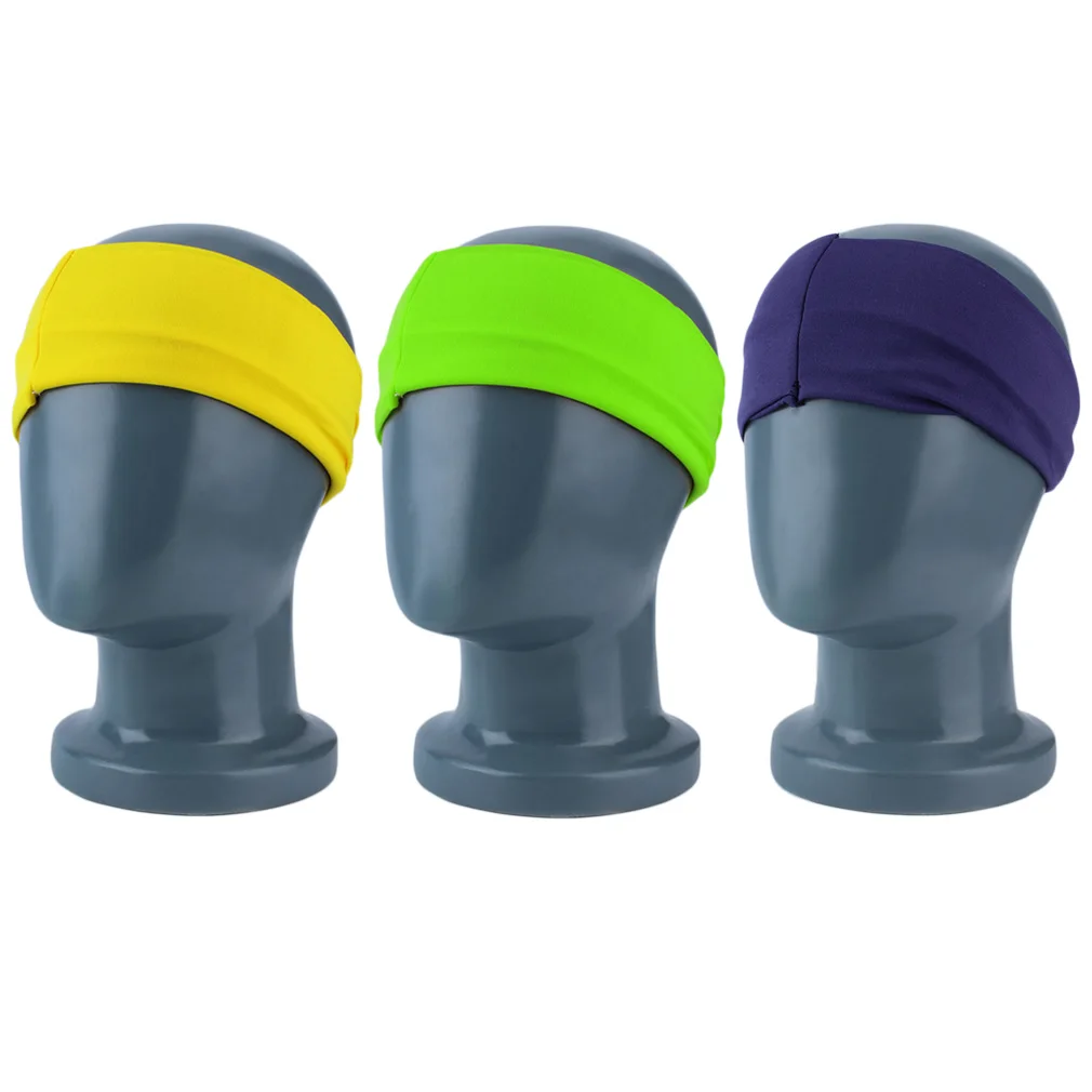 

New New 3 Colors Women Stretch Solid Twist Turban Headband Sport Yoga Head Wrap Bandana Headwear Hair Accessories