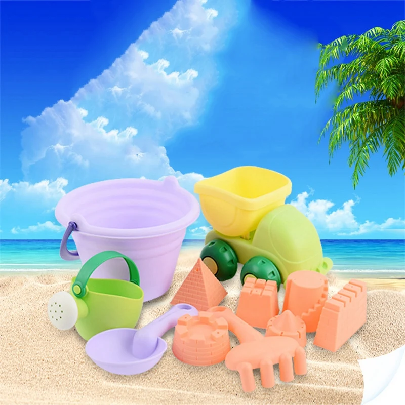 lower price  Children'S Dredging Water Toys 11 Sets Of Beach Tools Multi-Piece Suits