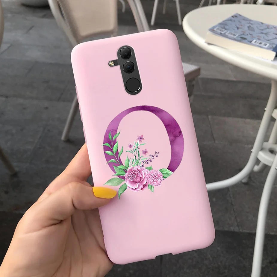 Cute Silicone Letter Phone Case - Soft Protective Cover