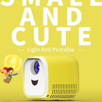 

L1 Portable Mini Projector 1000 lumen Support 1080p Full HD Movie Playback Projector Home Theater Entertainment Device