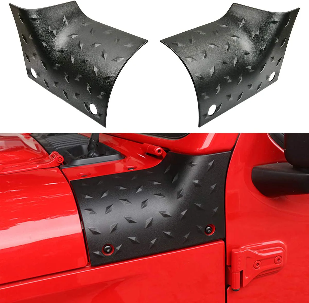 Offroad Car Cowl Body Armor Outer Corner Guard Exterior Accessories Styling  ABS Part for Jeep Wrangler JL Gladiator JT 2018-2021 AliExpress