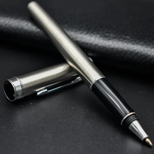 Шариковая ручка, канцелярские принадлежности, школьные принадлежности, брендовая шариковая ручка Sonnet для письма, хорошее качество, kawaii - Цвет: Metal silver clip