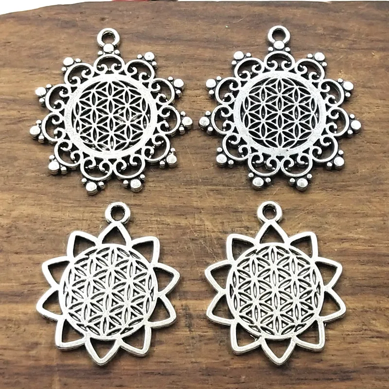 10 шт. семена жизни в виде цветка для изготовления браслета ассорти дружбы Best