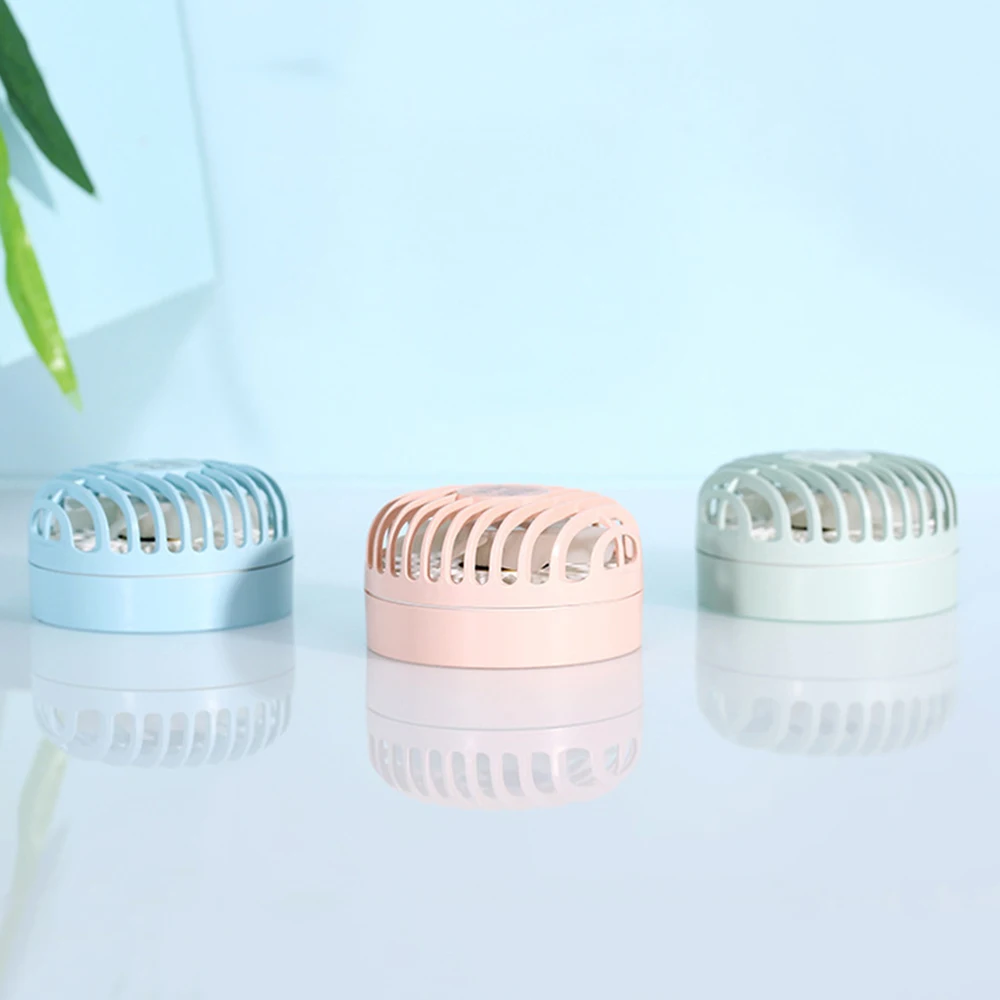 Fold-able Handheld Fan Cooling Electric Mirror Cooler Fan for Home Office