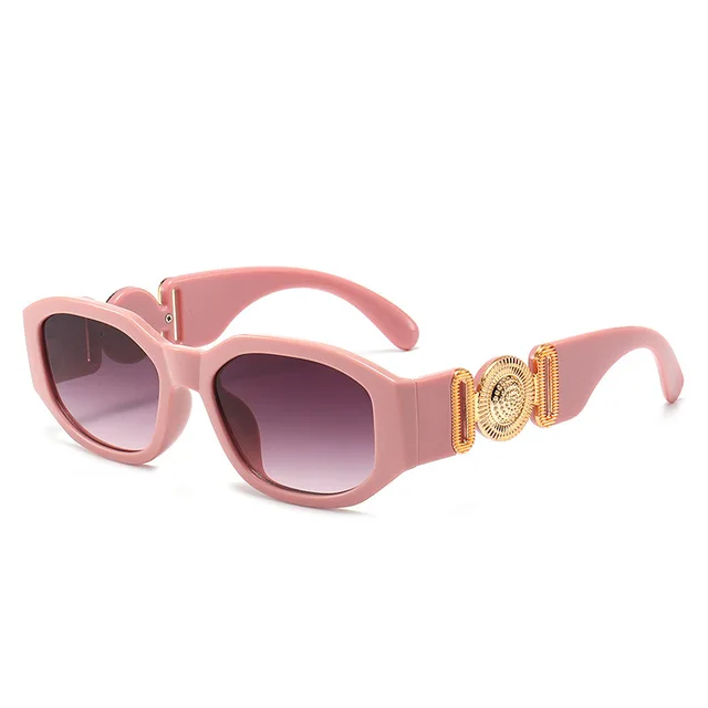 Small Rectangle Sunglasses Men Women Square Sun Glasses Travel Shades Vintage Retro UV400 Lunette Soleil Femme Gafas De Sol purple