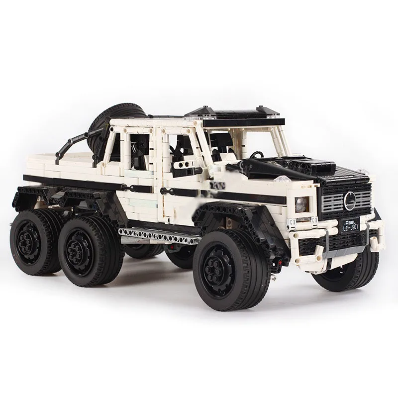 2019-NEW-MOC-Technic-Series-G63-AMG-6x6-Off-Road-Vehicle-SUV-Car-Building-Blocks-Bricks