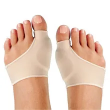 1 par grande/pequeno dedo do pé corrector orthotics pés cuidados com os pés osso polegar ajustador correção pedicure macio meias bunion straightener