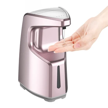 

450ml Battery Operated Touch Free Volume Control Smart Sensor Countertop Automatic Soap Dispenser Bathroom Office Wall Mounted