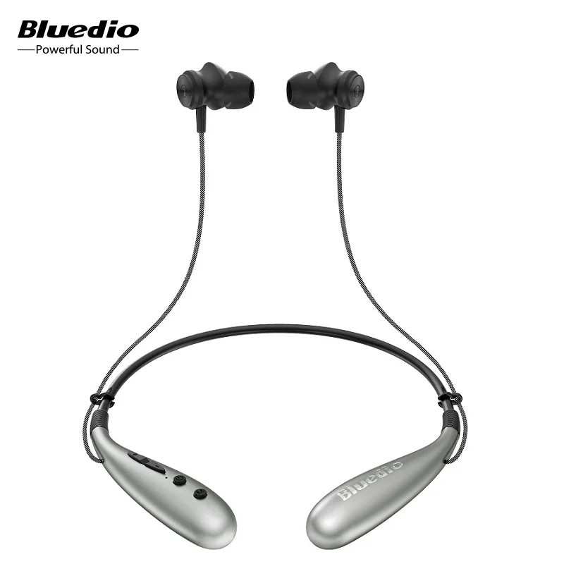 Bluedio Hn + беспроводные Bluetooth наушники с магнитным контролем шейным ремешком