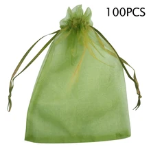 100Pcs/set Garden Netting Bags Vegetable Grapes Apples Fruit Protection Bag Agricultural Pest Control Anti-Bird Mesh Grape Bags