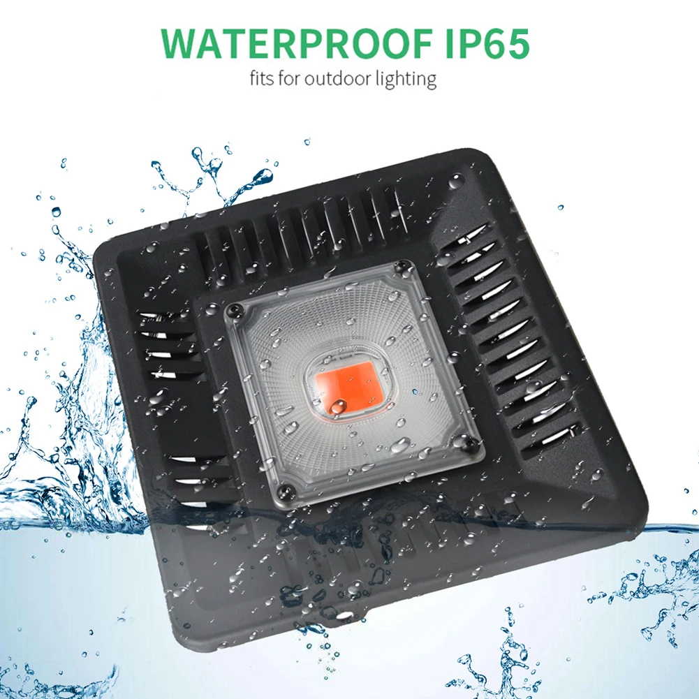 Водонепроницаемый 200/400/600W светодиодный растения растут 380-800nm полный спектр потока светильник