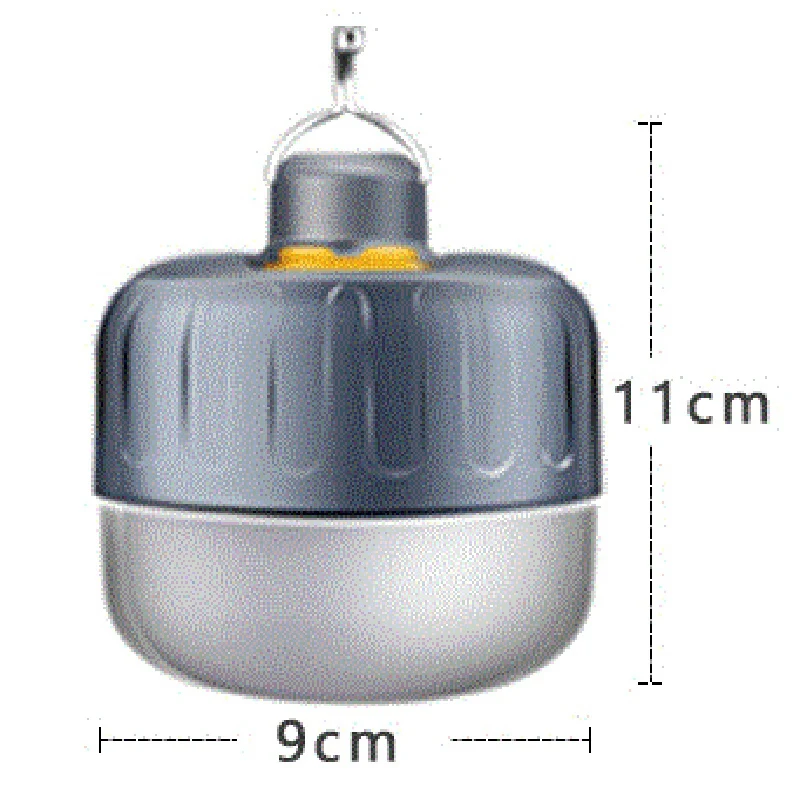 Многофункциональная водонепроницаемая лампа для палатки, светодиодная портативная наружная лампа для кемпинга, наружное освещение, перезаряжаемая лампа для палатки