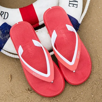 

WEIBATE Ladies Slippers Outdoor Flip-flops Casual Flip-Flops Fashion Beach Shoes Indoor Non-slip Summer Couple Slippers