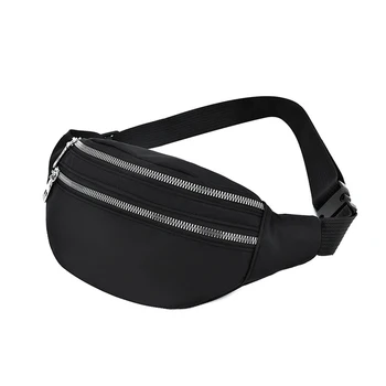 

Men Women Adjustable Strap Waterproof Outdoor Sports Waist Bag Oxford Cloth Large Capacity Travel Zipper Camping Multi Pockets
