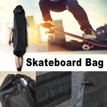 

120cm*40cm Durable Convenient Portable Skateboarding Skateboard Cover Longboard Carrying Backpack Carry Bag AA