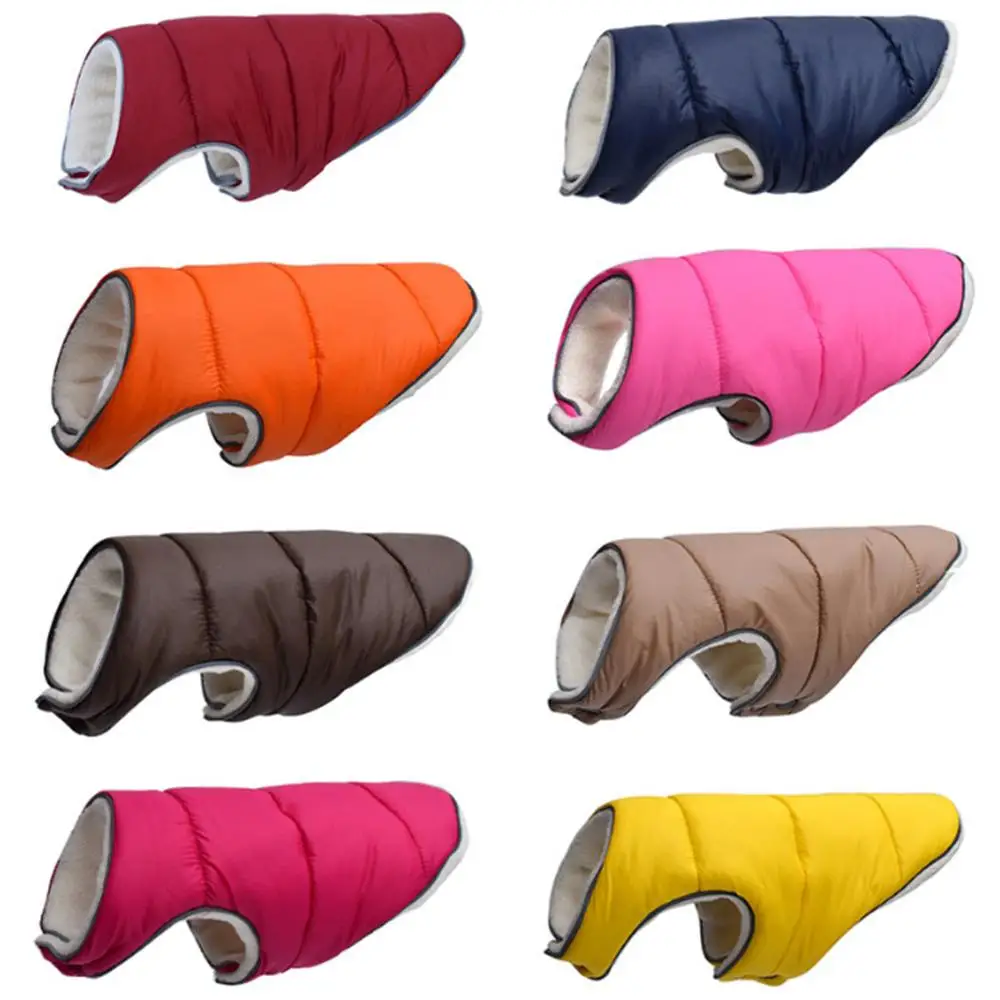 

Waterproof Dog Clothes for Large Dogs Winter Warm Big Dog Jackets Padded Fleece Pet Coat Safety Reflective Design Dog Clothing