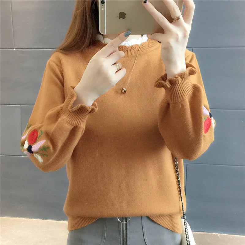 Fashion pullovers women autumn winter Women Knitted o-neck Sweater Soft and warm Jumper Slim Femme Elasticity Pullovers | Женская одежда