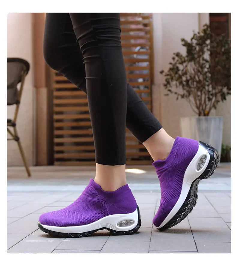 Tenis Mujer; теннисная обувь для женщин; вязанные теннисные кроссовки; женская спортивная обувь; женские кроссовки с воздушной подушкой; цвет черный, белый