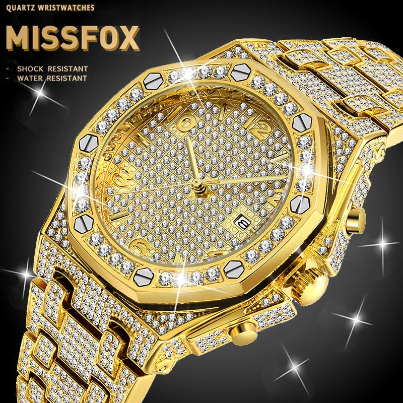 

MISSFOX Watches Men Brand Men Sport Watches Men's Quartz Clock Man Casual Military Diamonds Male Wrist Watch Relogio Masculino
