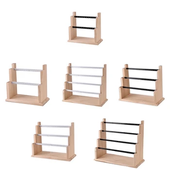 

Jewelry Display Tray Pendant Earrings Rings Display Blocks Solid Wood Jewelry Display Holder
