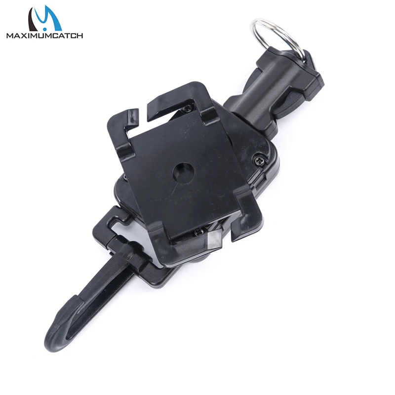 

360-degree Retractable Buckle Rotatable Puller Tactics Diving Black Wading