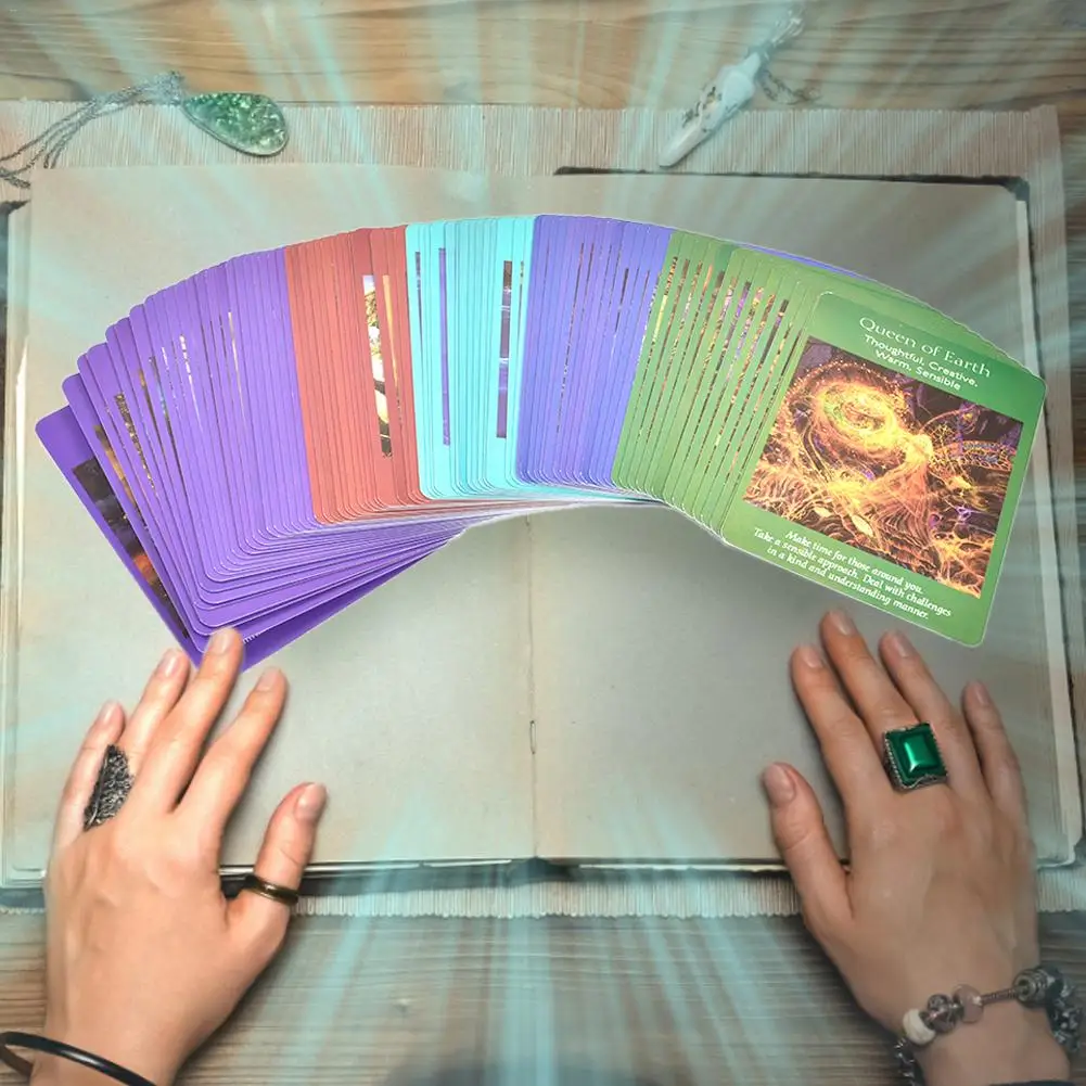 78 Pcs English Angel Tarot Cards Deck Table Board Games Card For Family Party Playing Card Games Entertainment