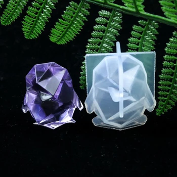 

1pcs Crystal Epoxy Resin Mold 3D Penguin Pendant Casting Silicone Mould DIY Crafts Jewelry Decorations Making Tools