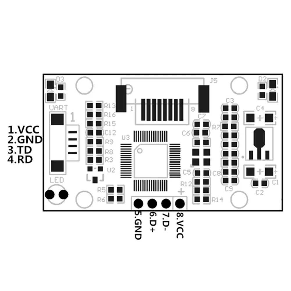 FZ3822 R303 fingerprint module (5)
