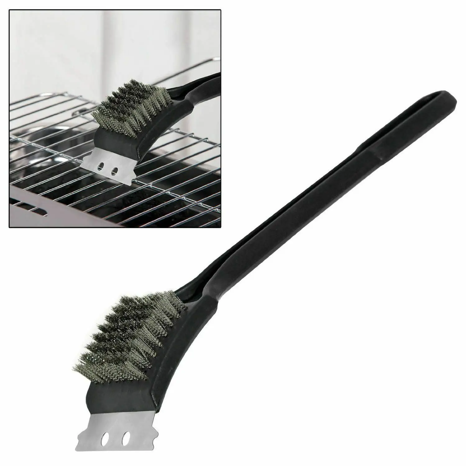Bbq Cleaning Brush 21x7.1CM for Weber Grill, Barbecue Accessory