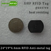 UHF RFID Высокая термостойкость Металическая бирка 915 м 868 м EPCC1G2 6c 24*19*4,4 мм термостойкая смарт-карта пассивные RFID метки