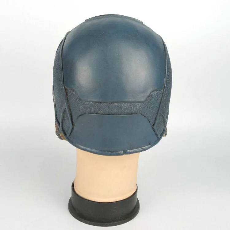 Movie Captain America 3 Civil War Captain America Helmet Mask Cosplay Steven Rogers Superhero Latex Helmet Halloween Party Prop