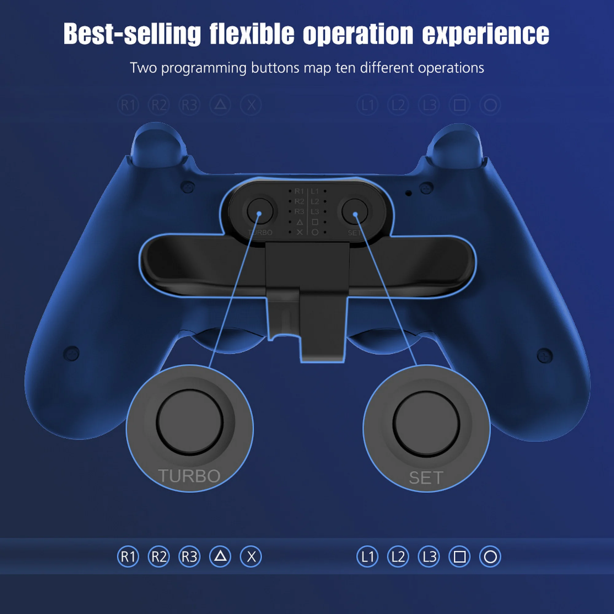 Replacement Paddles For Ps4 Controller Back Button Attachment For Dualshock4 Gamepad Rear Extension Keys Replacement Parts Accessories Aliexpress