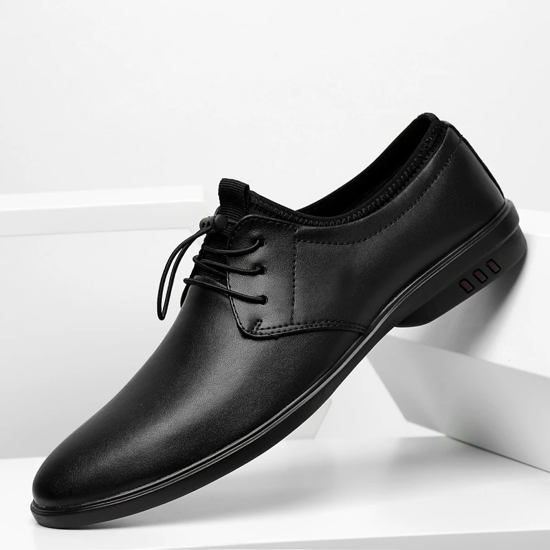 Italian Style Designer Genuine Leather Mens Oxford Dress Shoes Lace Up Male  Party Wedding Office Black Brogue Formal Shoes O4 - Leather Casual Shoes -  AliExpress