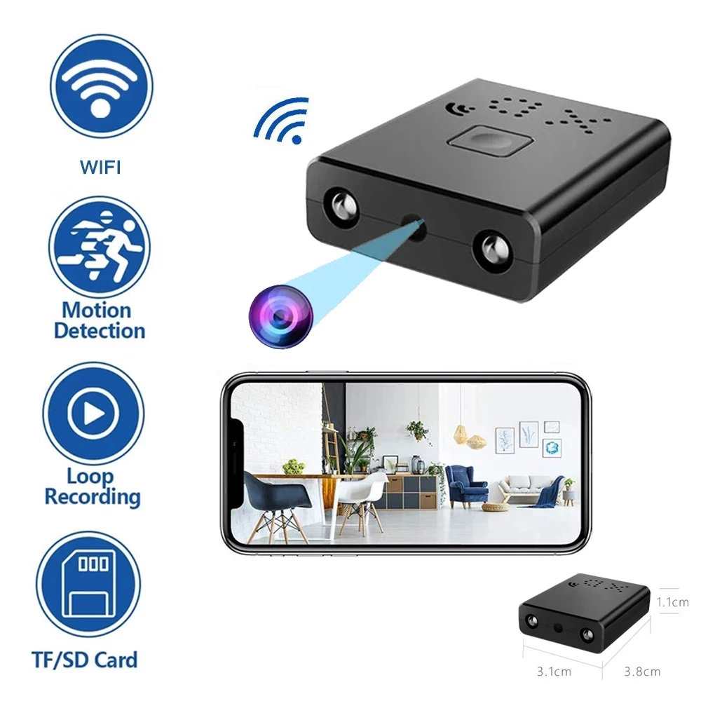 4K Mini Camera WiFi 1080P XD Smart Wireless Camcorder ip Smallest Mini