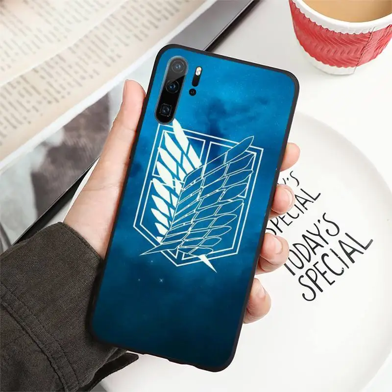 huawei snorkeling case Tấn Công Titan Ốp Lưng Điện Thoại Huawei P20 P30 P40 Lite Pro P Thông Minh 2019 silicone case for huawei phone Cases For Huawei