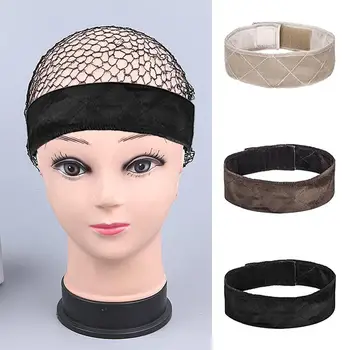 

1pcs New Adjustable Non-slip Elastic Wig Accessories Black Headband Velvet Wig Comfortable Wig Hair Brown Band Grip Begie S X8U3