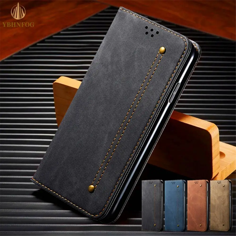 Магнитный кожаный чехол книжка для Samsung S10 Plus S20 FE Ultra A50S A30 A20 A21S A31 A51 A71 A91